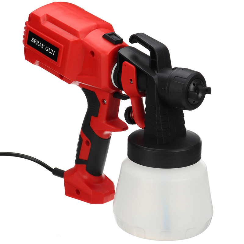 Tolhit Power Tools Factory 550W DIY Portable Cordless HVLP Airless Sprayer Nozzle Spraying Mini Painting Machine Electric Paint Spray Gun for Home Wall Car