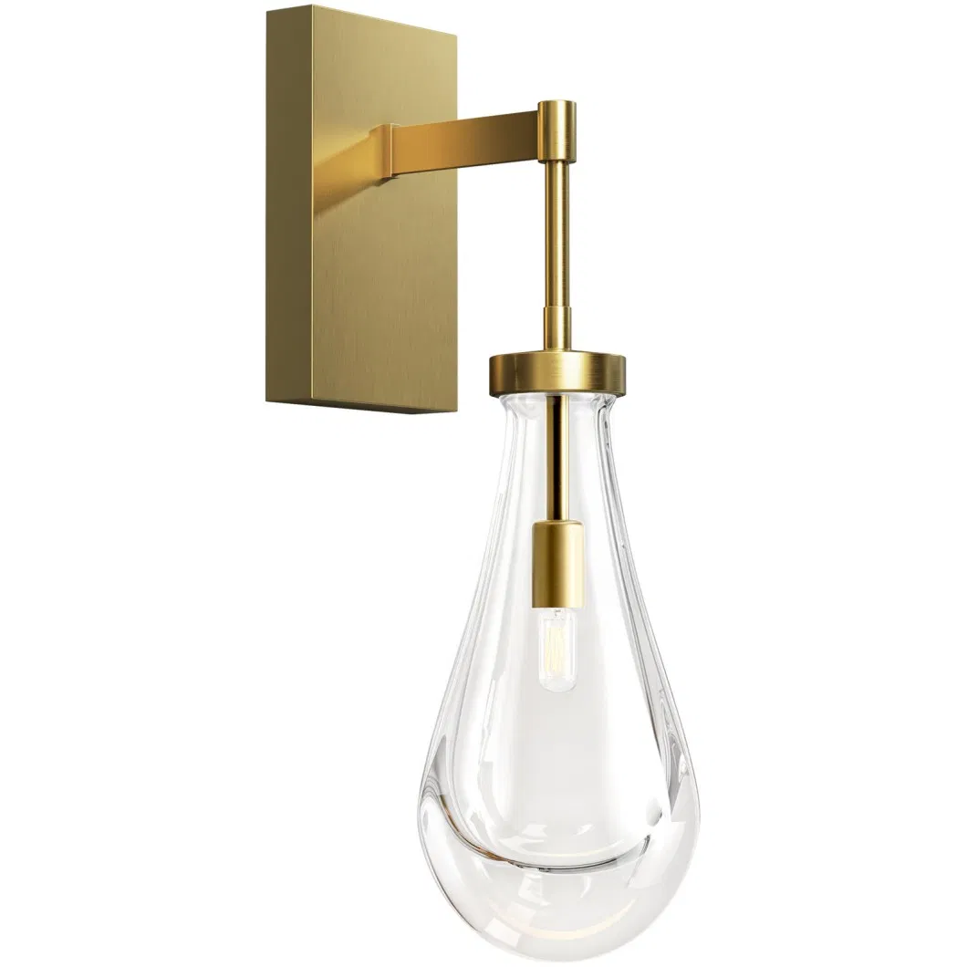 Modern Glass Raindrop Shape Wall Lighting Lamp Rain Sconce