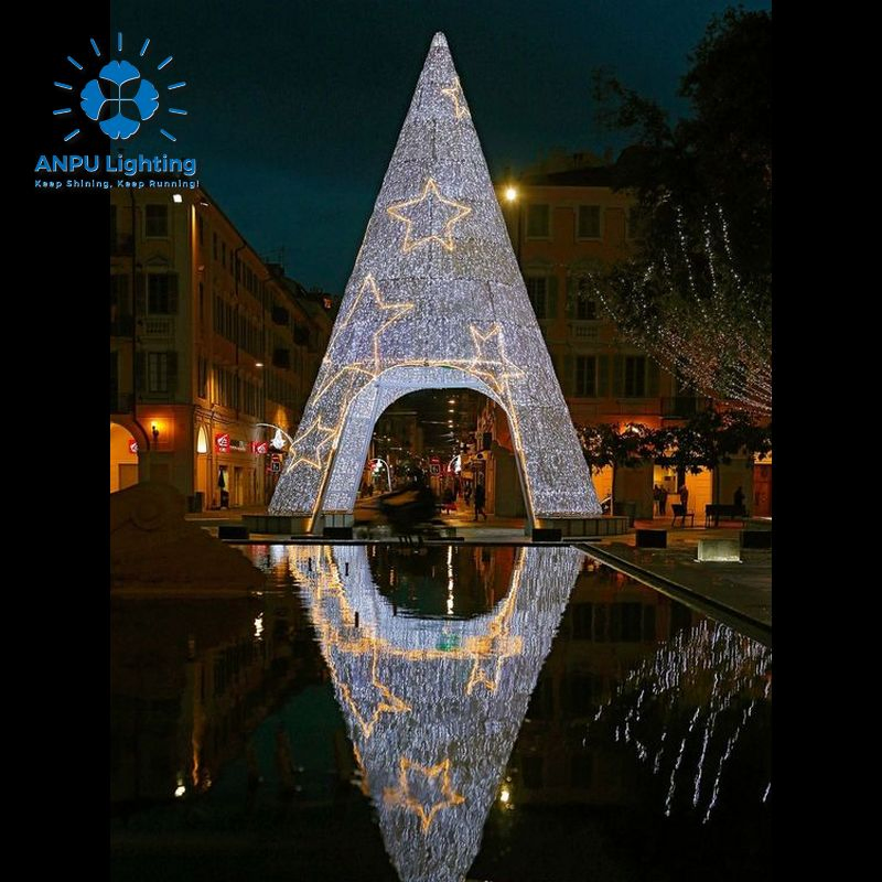 Anpu Christmas Tree LED Light Smart APP Controlled System with IP65 Rating