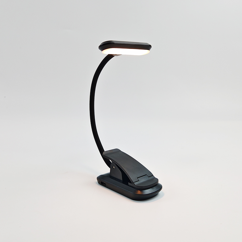 Portable Night Reading Dimmable Rechargeable LED Book Light with Clip