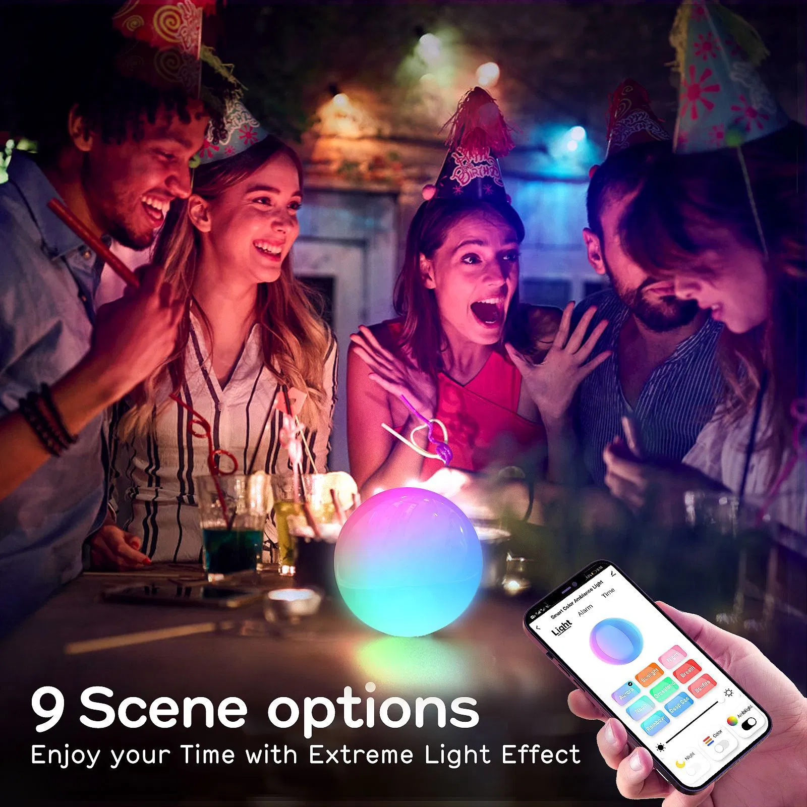 LED Smart Bluetooth Sunset Lamp for Party Atmosphere