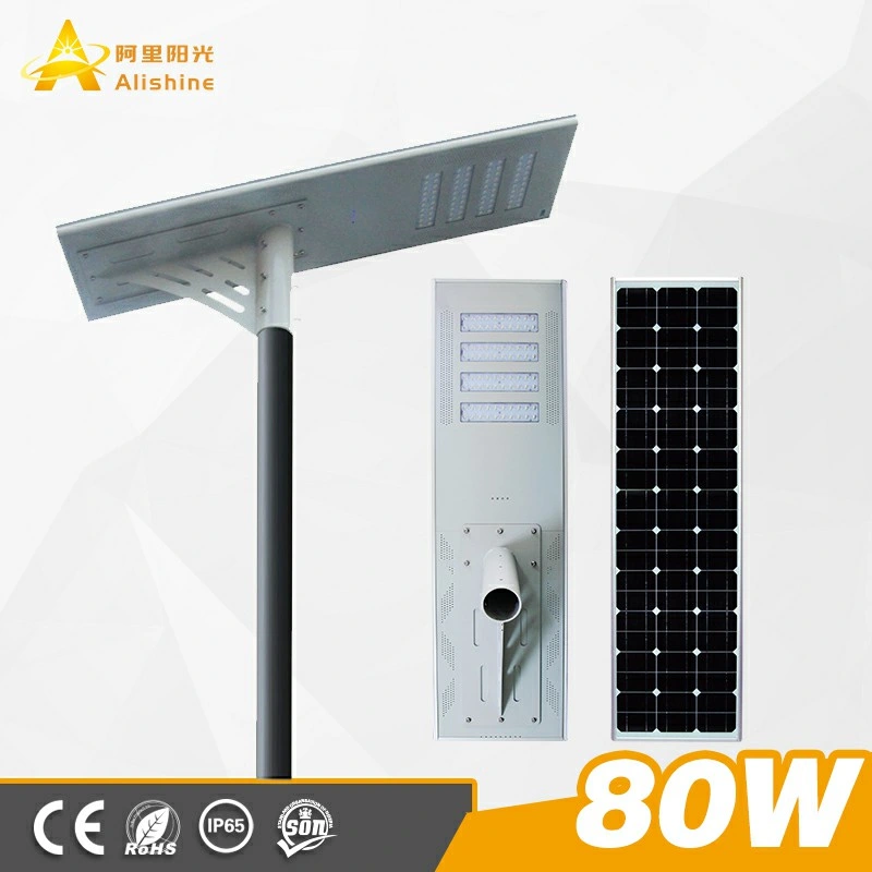 80W Solar Outdoor Lamp LED Garden Street Lighting with Motion Sensor