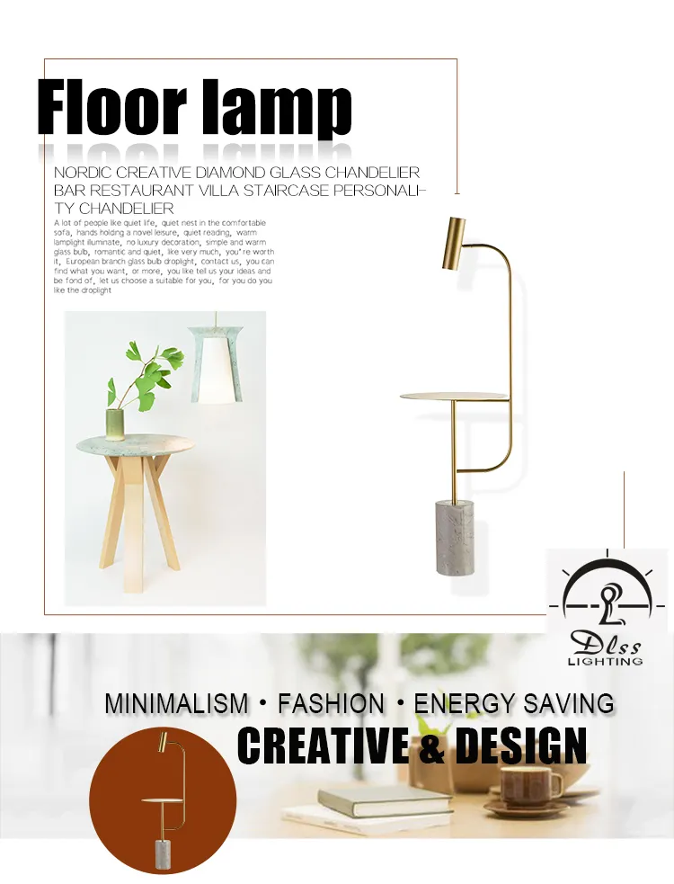 Glass Floor Lamp View 1