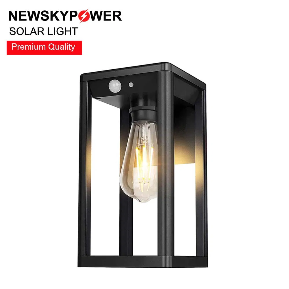 CE Wholesales Commercial Outdoor Wireless Security Motion Sensor Aluminum Solar Wall Lighting