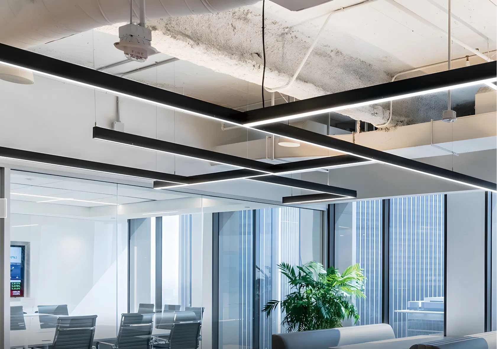 40W Dali Dimmable of Linkable LED Linear Light with CE/RoHS Certificate