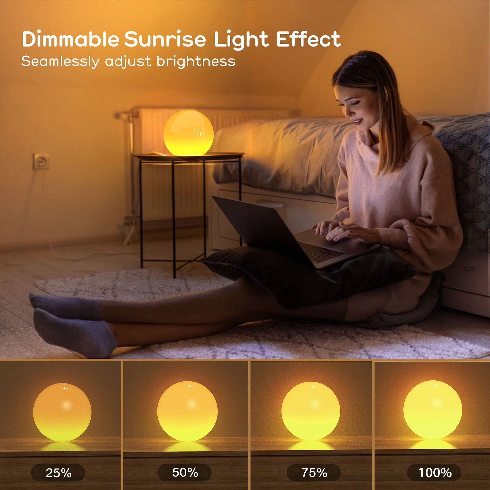 LED Smart Bluetooth Sunset Lamp for Party Atmosphere