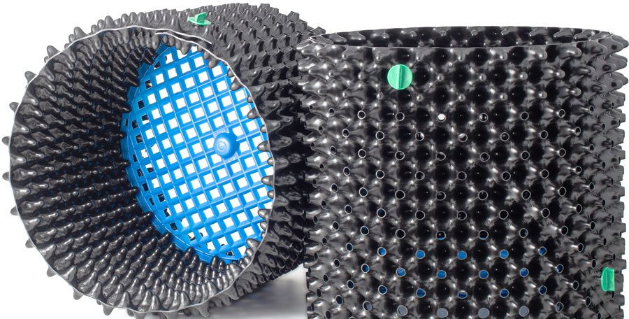 Nursery Plastic Pot PE 0.8mm Root Pruning Container with UV Resistance