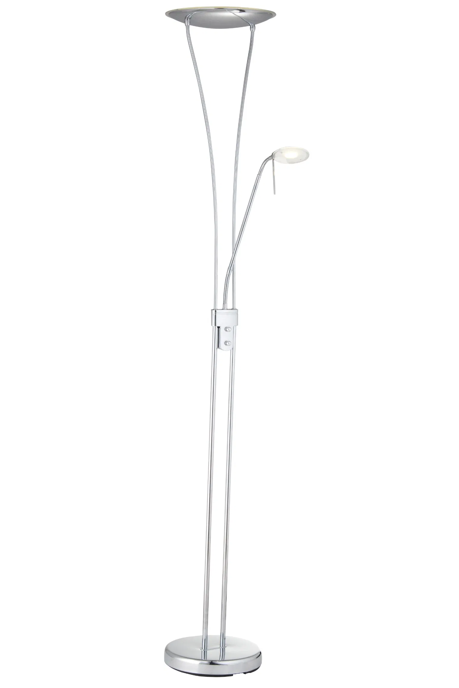Competitive Price Dimmable LED Floor Light with Flexible Reading Lamp