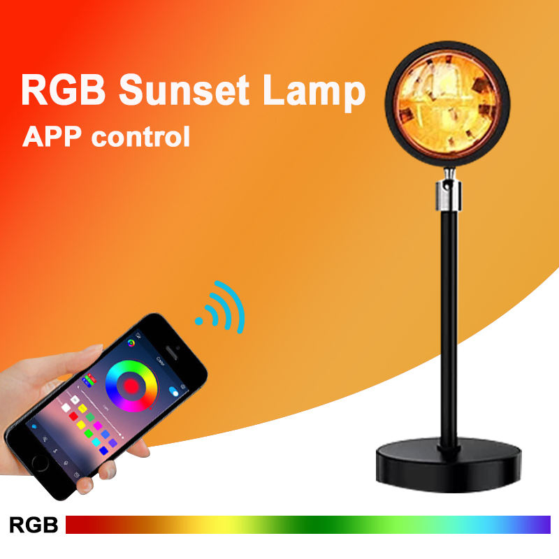 Customization High Quality Sunset Projector Lamp 180 Degree Rotation Projection Light Lamp