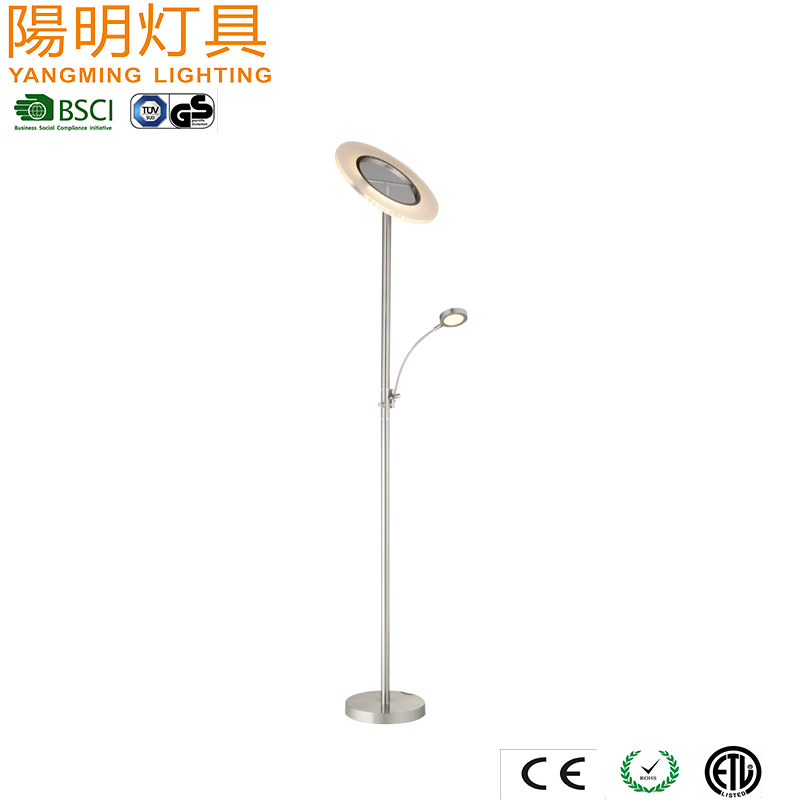 Competitive Price Dimmable LED Floor Light with Flexible Reading Lamp