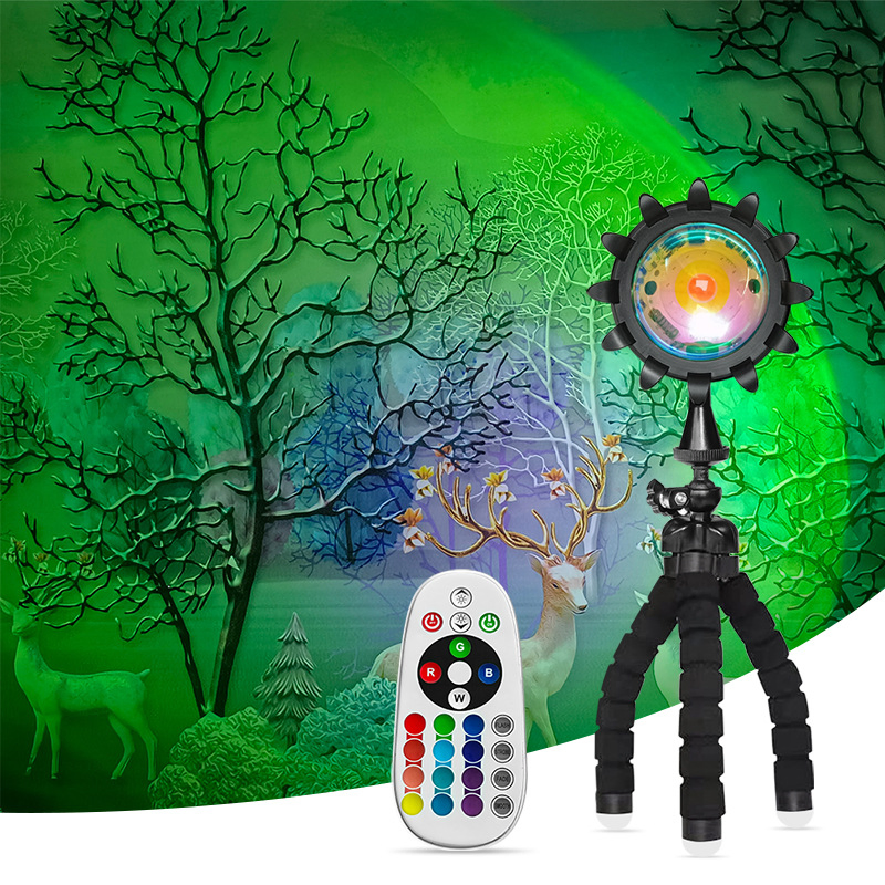 Party &amp; Home Decor Atmosphere Light Sunflower Sunset Lamp for Bedroom Sunset Lamp