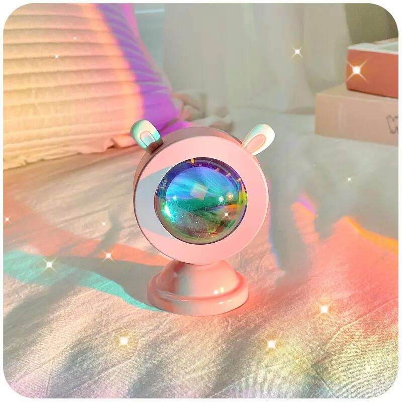 Wholesale Portable Color Changing Romantic LED Rabbit Sunset Projector Lamp