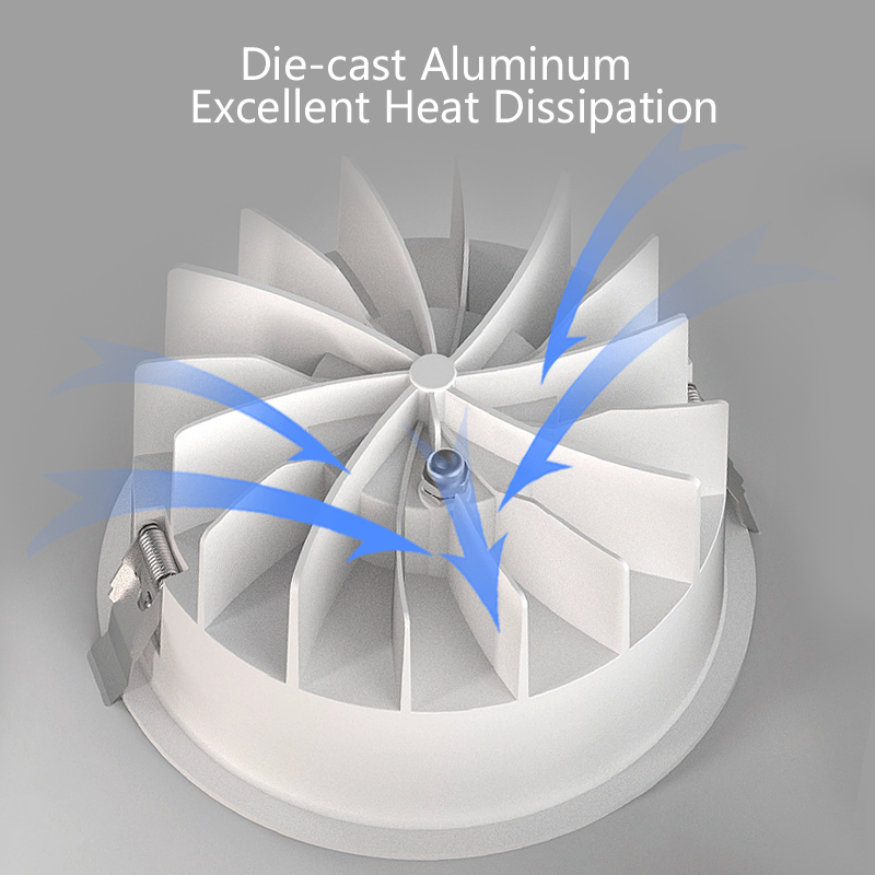 WiFi Downlight Tuya APP Controlled LED Spotlight for Smart Home