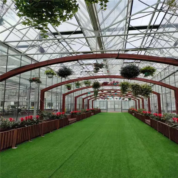 Glass Greenhouse View 2