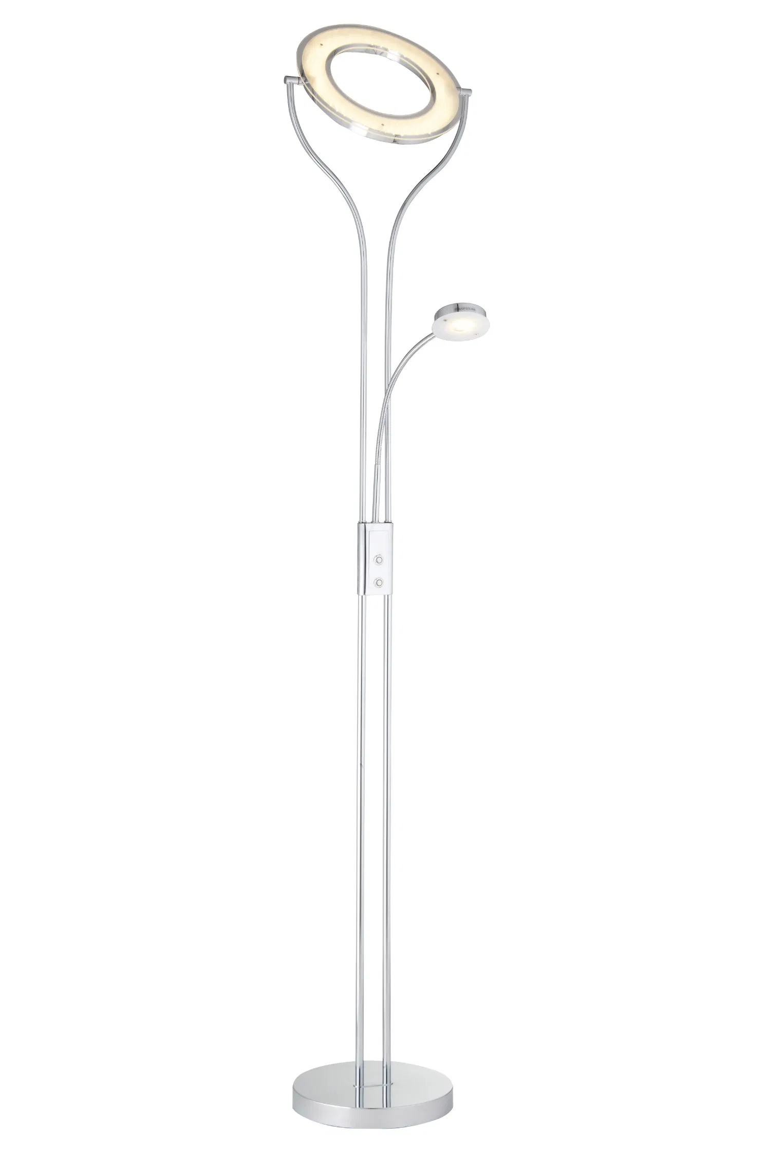 Competitive Price Dimmable LED Floor Light with Flexible Reading Lamp