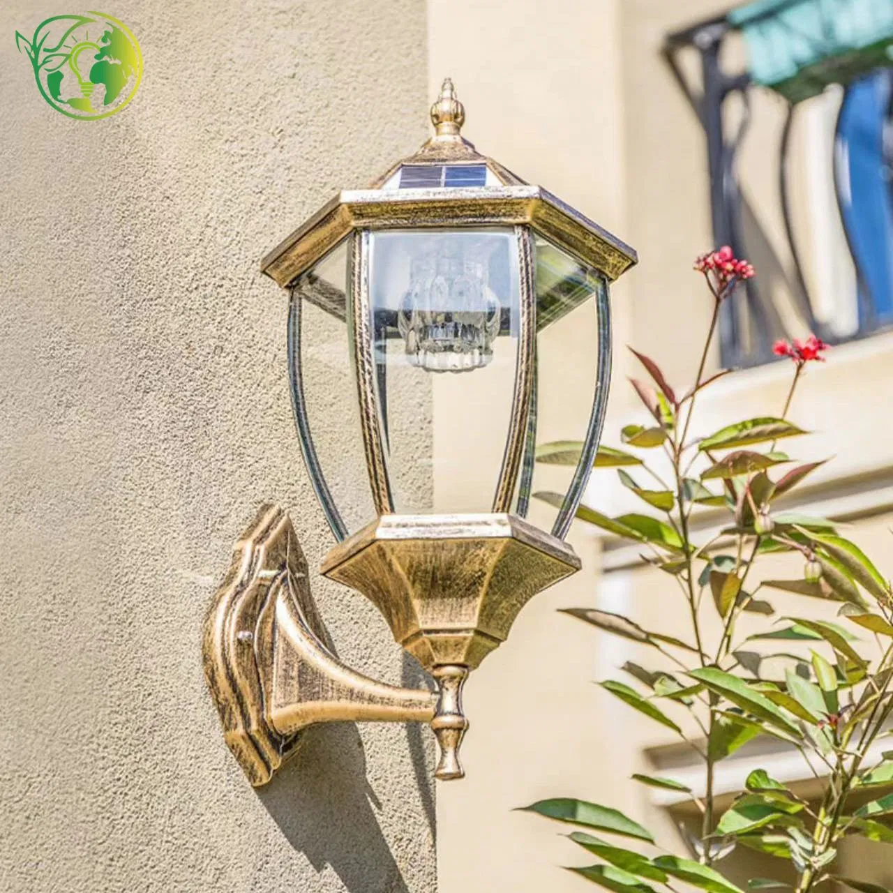 Waterproof Solar Wall Light for Outdoor Patios with IP65 Rating