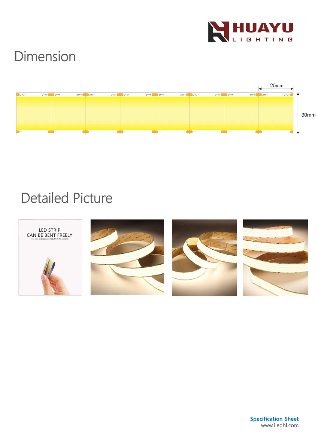COB Flexible Strip detail