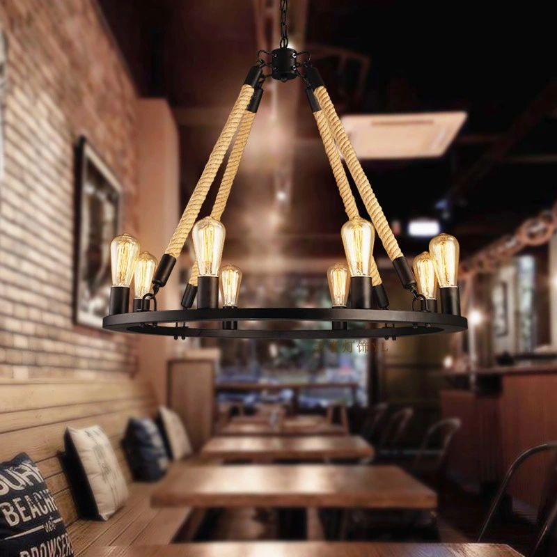 Industrial Linen Pendant Light for Kitchen Bar Restaurant Lighting Fixtures (WH-VP-17)