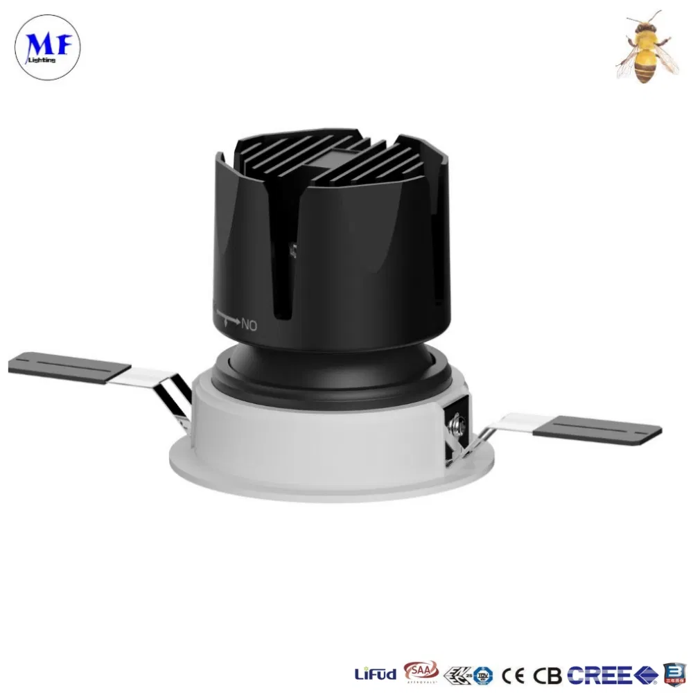 Angle Adjustable Power Dimmable Lamp 1-10V Dali 7W 10W 100V-240V LED Spot Down Lighting for Commercial Shopping Mall Retail Store Supermarket Exhibition Hall