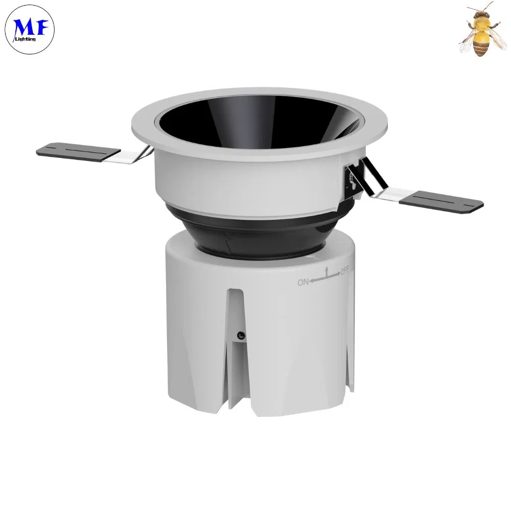 Angle Adjustable Power Dimmable Lamp 1-10V Dali 7W 10W 100V-240V LED Spot Down Lighting for Commercial Shopping Mall Retail Store Supermarket Exhibition Hall