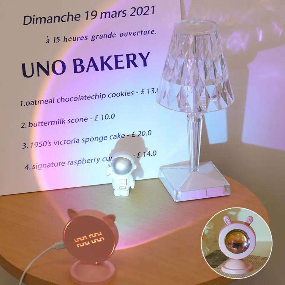 Wholesale Portable Color Changing Romantic LED Rabbit Sunset Projector Lamp