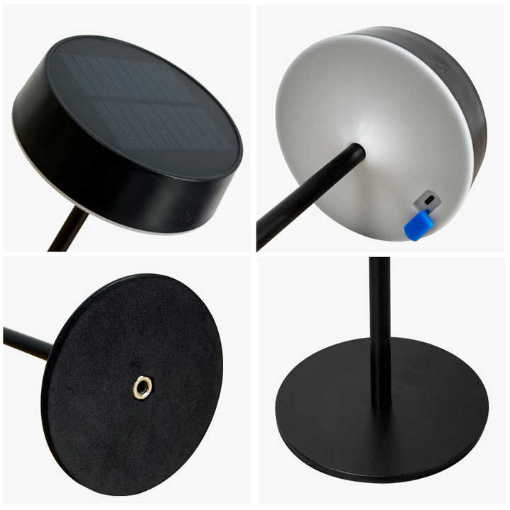 LED Touch Control Rechargeable Cordless Restaurant Solar Table Lamp Hotel Outdoor Wholesale Modern Nordic Dimmable Design Light