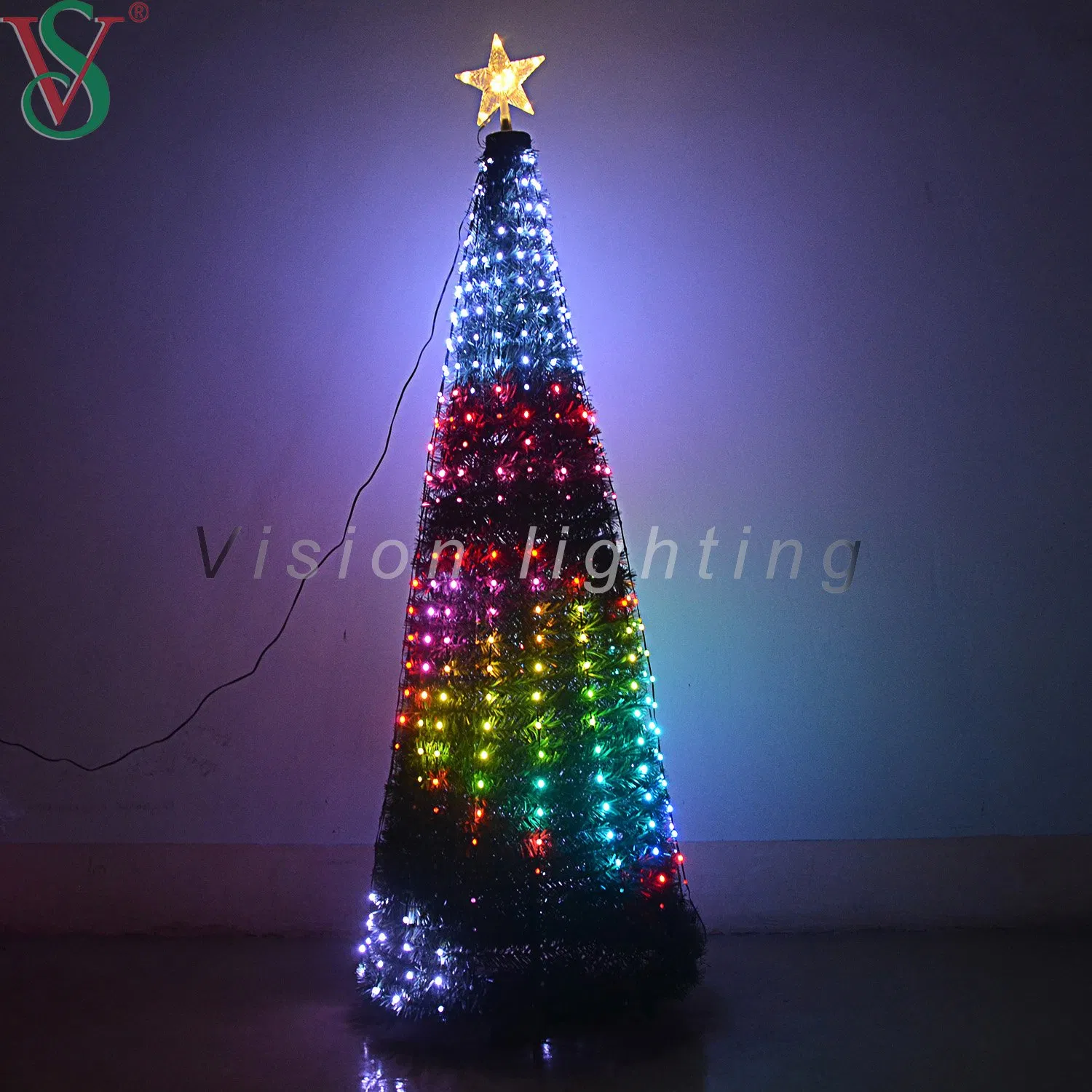 Mobile APP Christmas Decoration Controlled LED Smart Mini Tree Light