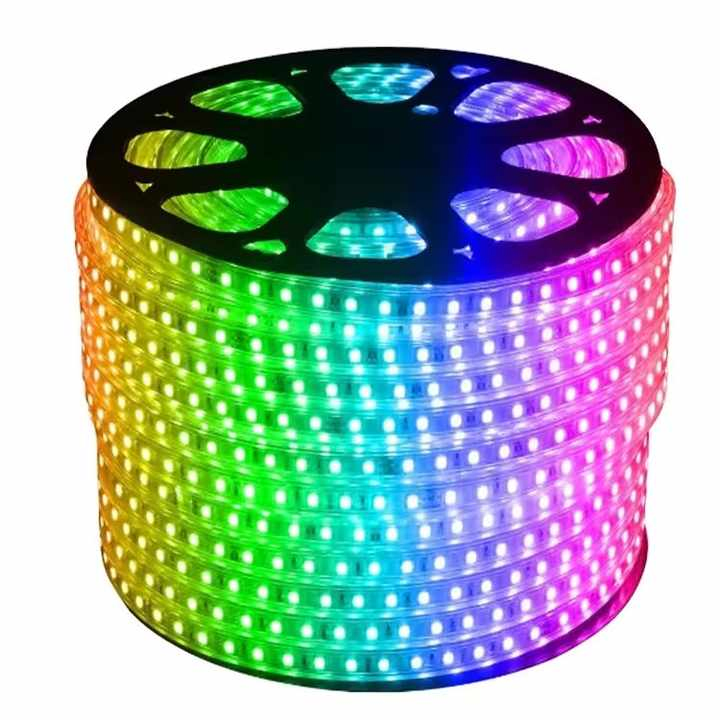 Smartphone APP Controlled RGB WiFi LED Strip Lights Work with Alexa Waterproof RGB LED Strip 5050 SMD LED Smart Rope Lights