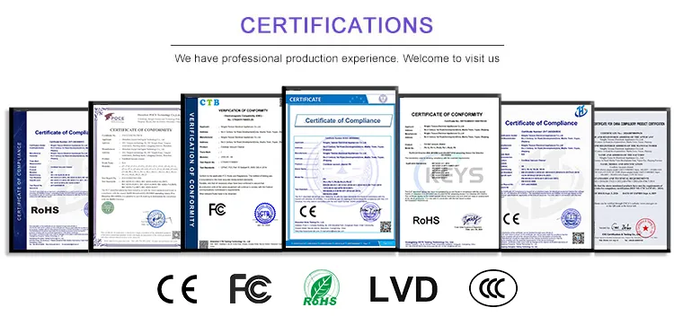 Product Certifications