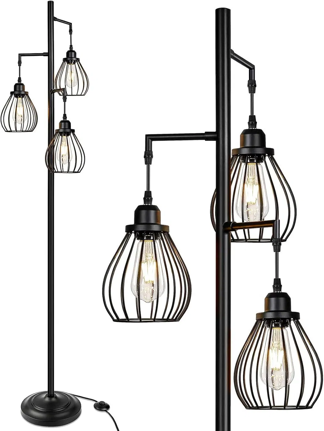 Industrial Tree Floor Lamp 1