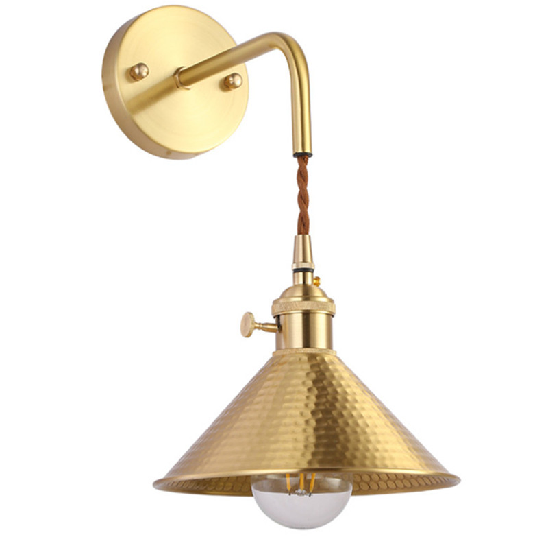 American Minimalist Bedside Bedside Restaurant Bar Brass Sconce (WH-OR-131)