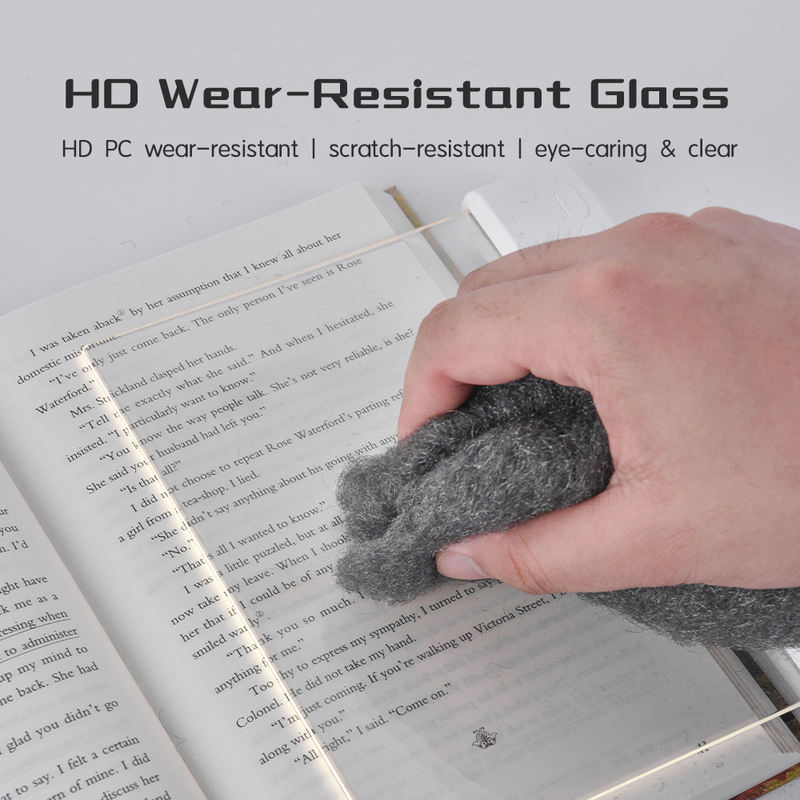 Portable Brightness Adjustable Dimmable Bookmark Lights Reading in Bed USB Rechargeable LED Eye-Protection Book Light