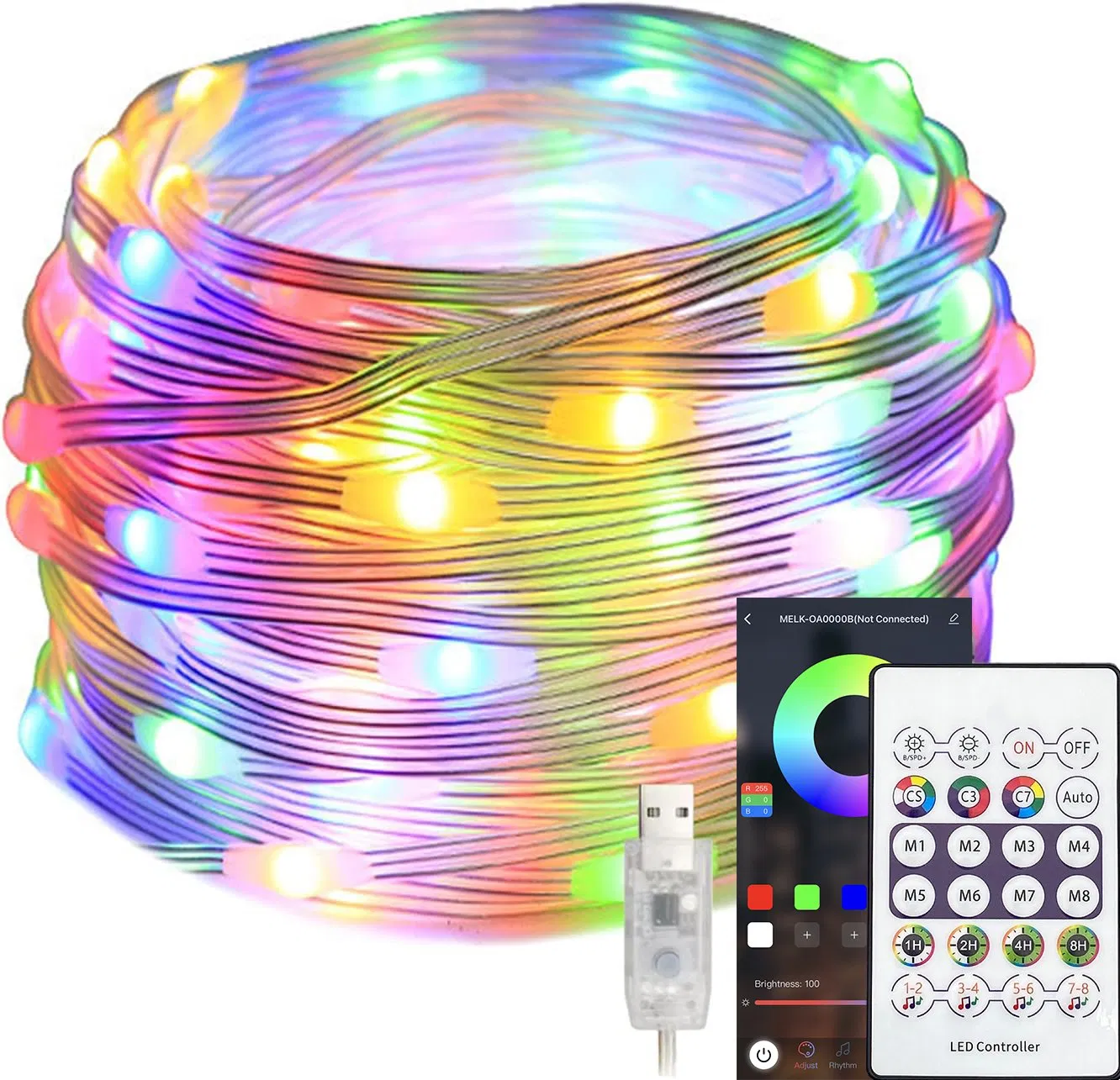 Smart Fairy Lights APP Controlled Bluetooth Fairy Lights