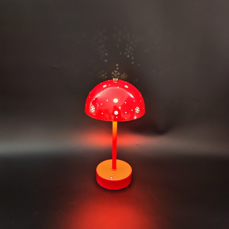 Sleek Geometric Design Table LED Lamp with Metal Construction