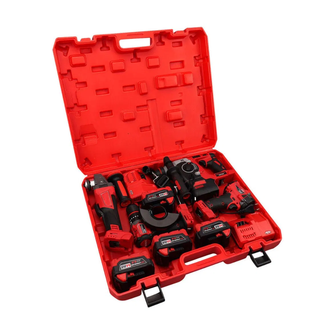 Cordless Hardware Electric Tool Set with Impact Wrench and 20V Battery