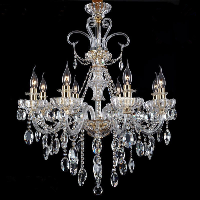 Customized Modern Design Elegant Luxury Restaurant Dining Table Crystal Chandelier Lamps