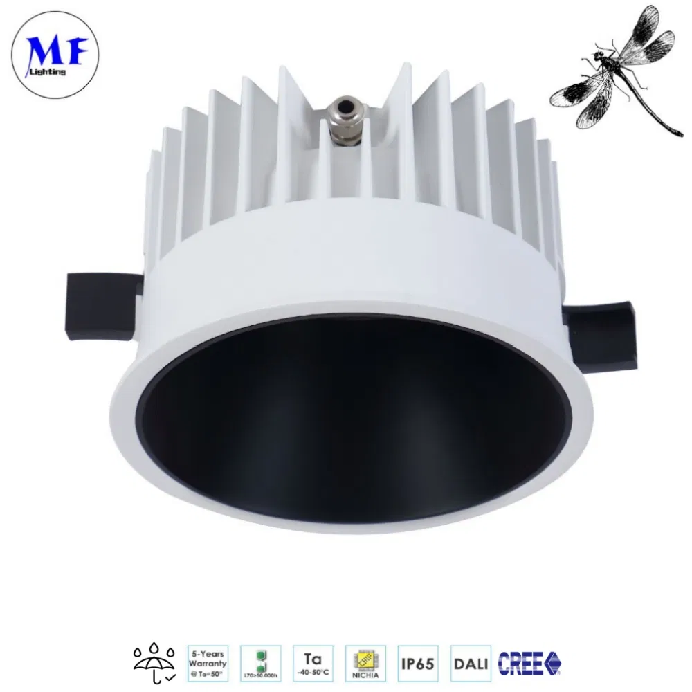 Commercial IP66 Waterproof Downlight Indoor Lighting Hotel Bathroom Shower Room Toilet 15W/18W/28W/38W/48W LED Down Light Ceiling Lamp