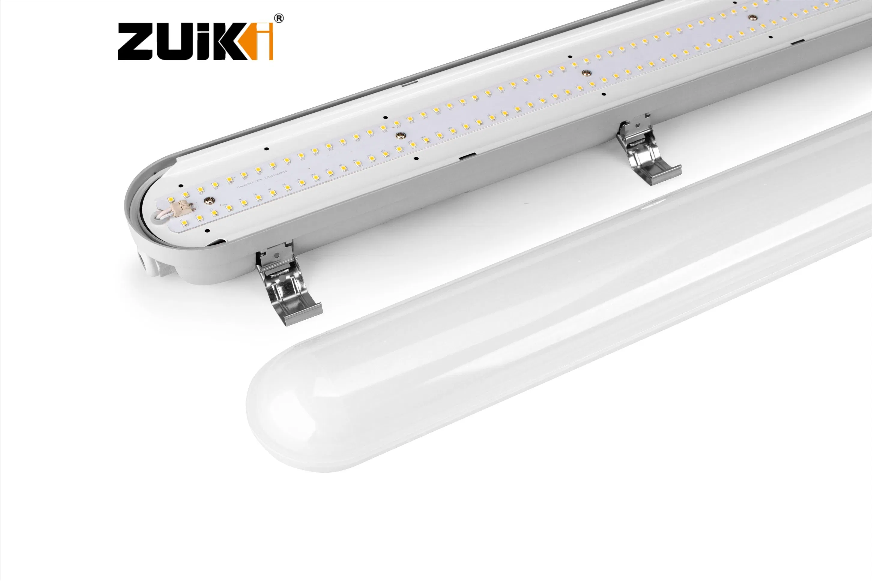 20W 40W 60W All in One LED Vapor Tight Light Fixuture Ik09 Protection Grade