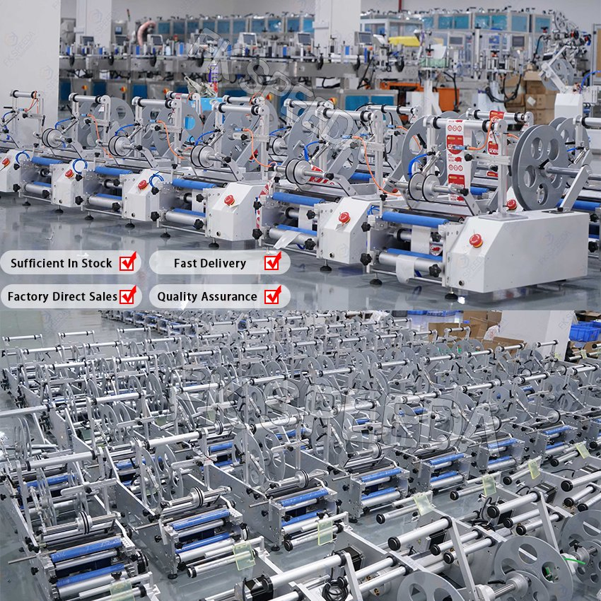 Manual Fast Semi Automatic Adhesive Wine Round Bottle Labeling Machine