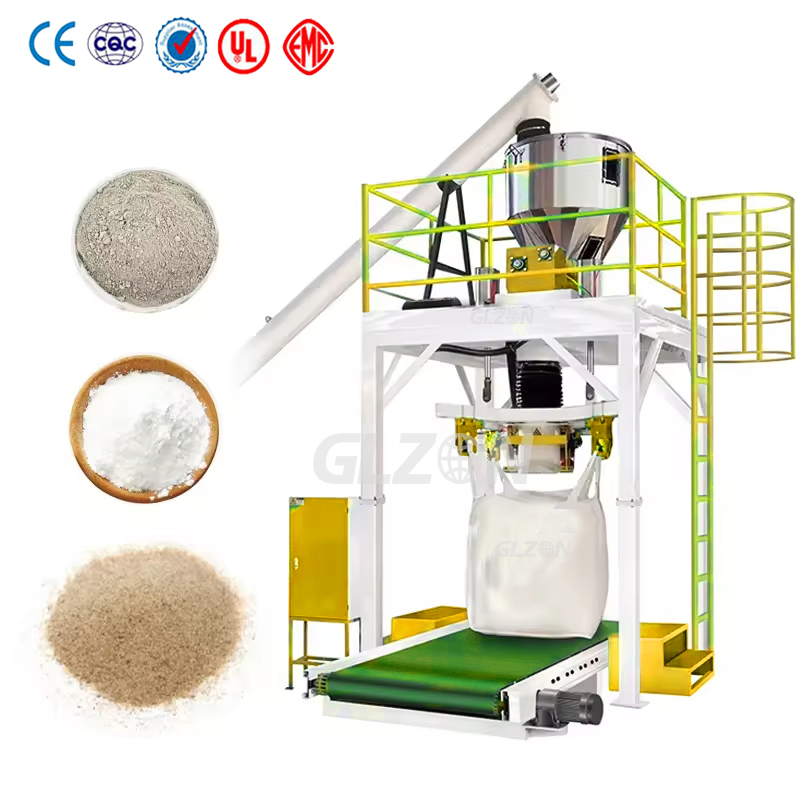 Weighing FIBC Bulk Jumbo 500kg 1000kg Ton Bulk Bag Automatic Filling Packaging Machine Big Bag Packing Machine Ton Bag System