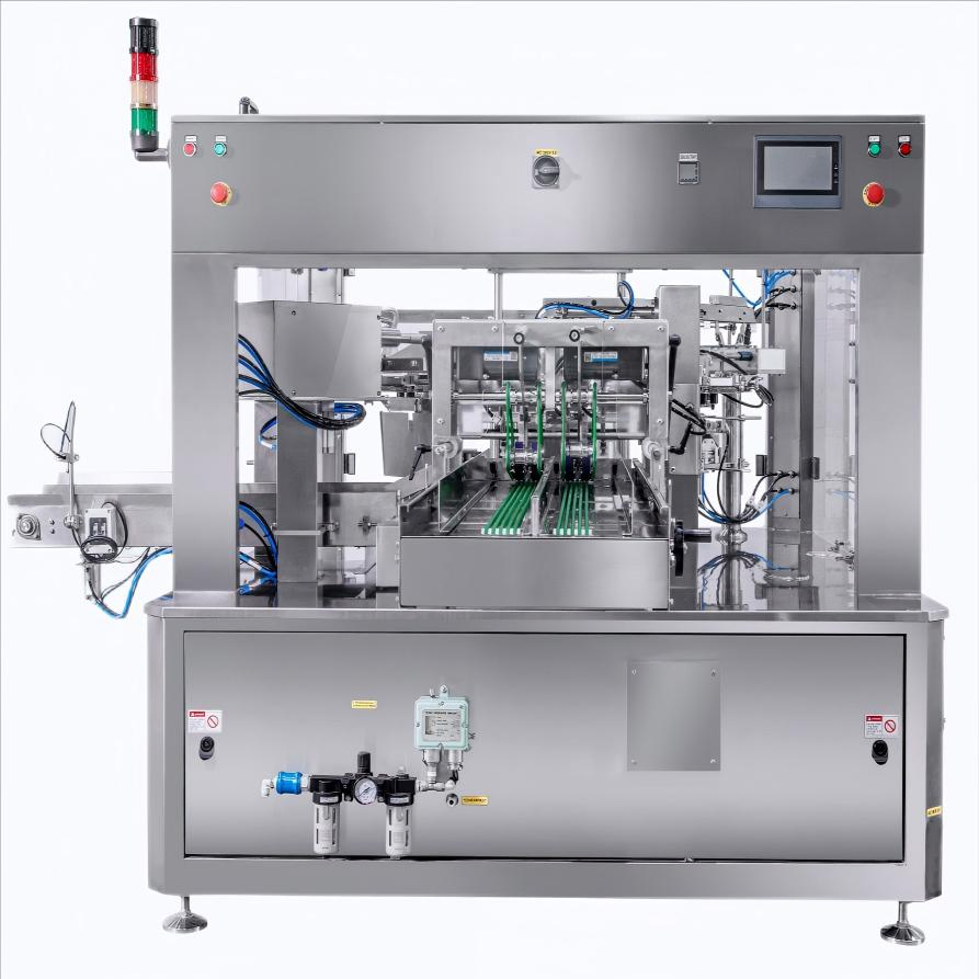 Automatic Rotary Premade Pouch Doypack Liquid Beverage Filling and Sealing Food Packing Machine for Solid-Candy/Shampoo/Juice/Cosmetic/Medicine /Water Package