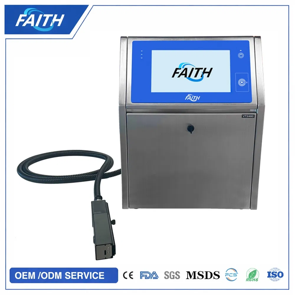 Faith High Speed Cij Inkjet Printer Coding Small Character Online Cij Printer Inkjet Coding Machine Expiry Date Numbering Machine
