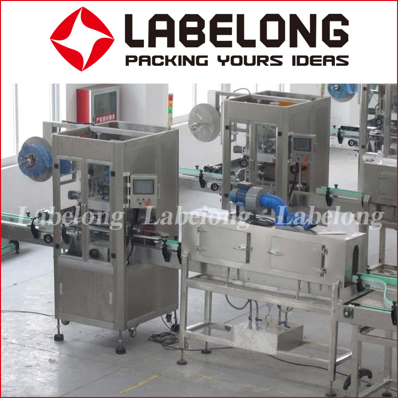 Automatic 6000-18000bph Pet/Glass Bottle Single/ Double Heads Shrink Sleeve Labeling Machine