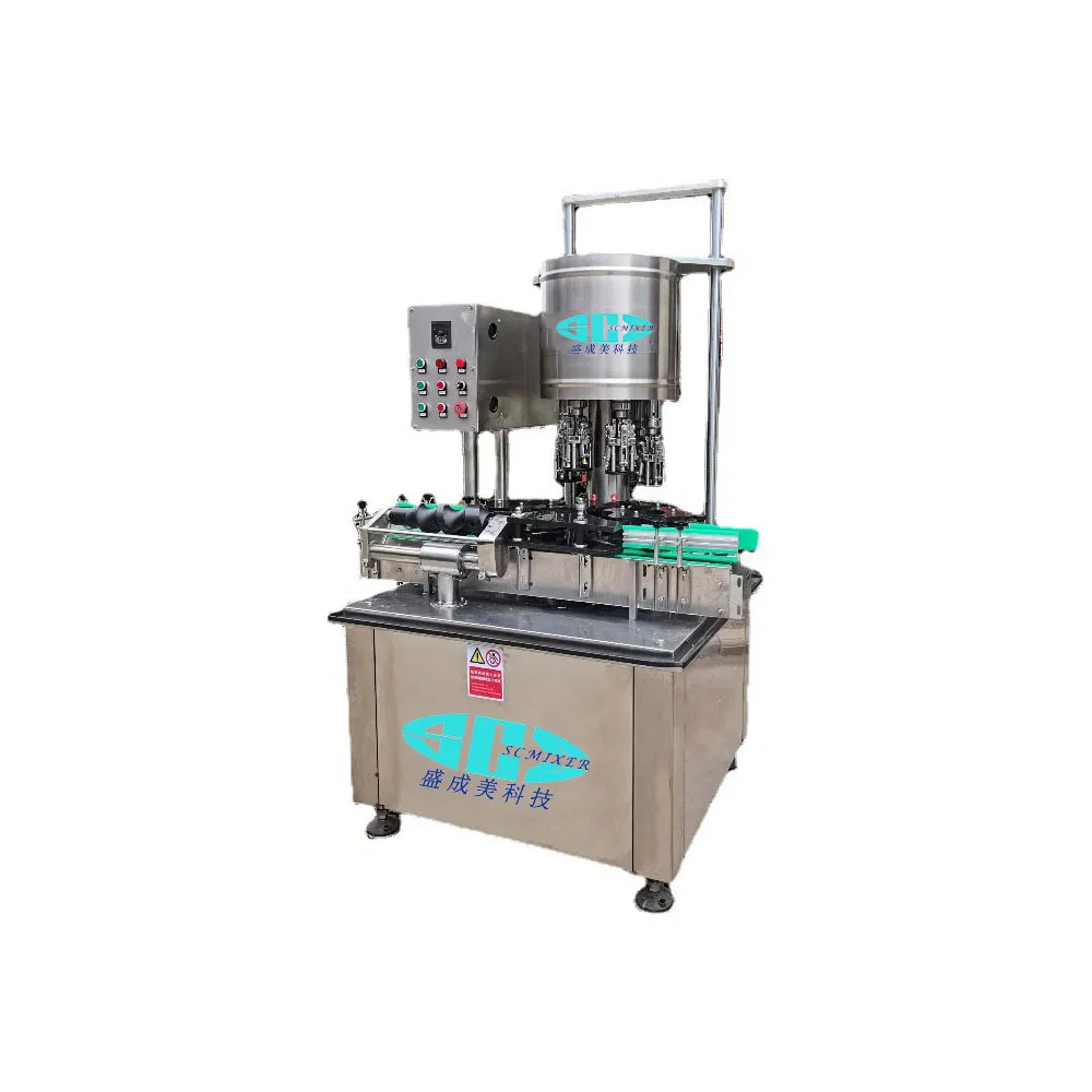Automatic Single Head Ropp Aluminium Cover Liquor Glass Wine Bottles Pilfer Proof Caps Screw Locking Capping Machines