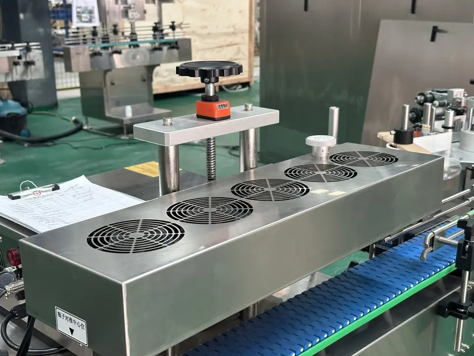 Electromagnetic Continuous Heat Induction Sealer Aluminum Foil Film Honey Plastic Bottle Capping Sealing Machine