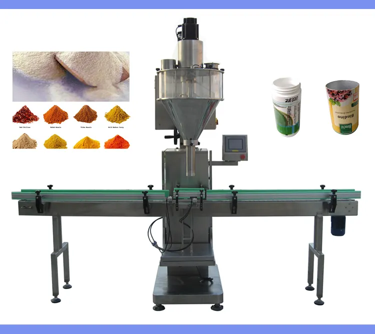 Automatic Seasoning Powder Filling Line Jar Can Filling Machine