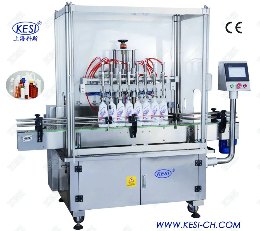 Automatic Bottle Liquid Linear Piston Filling Machine