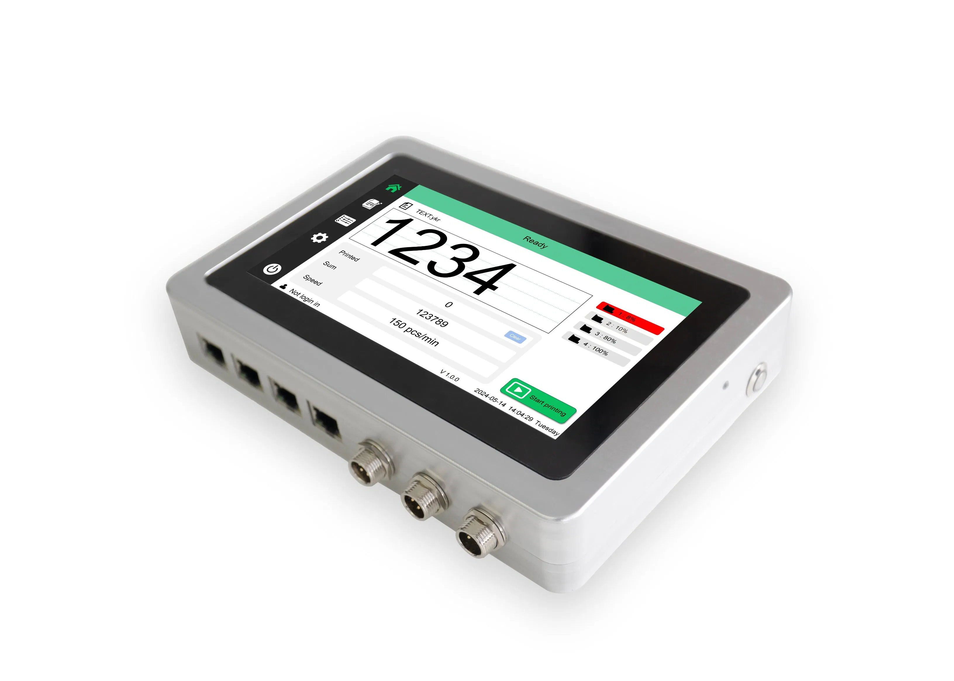 Easy Operation Industrial Thermal Automatic Bottles Bags Ink Jet Printer Inkjet Coding Machine Expiry Date Printing Machine