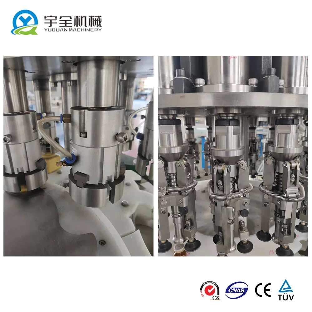 Automatic Rotary Multi-Head Screw Capping Sealing Machine for Plastic and Aluminum Cover