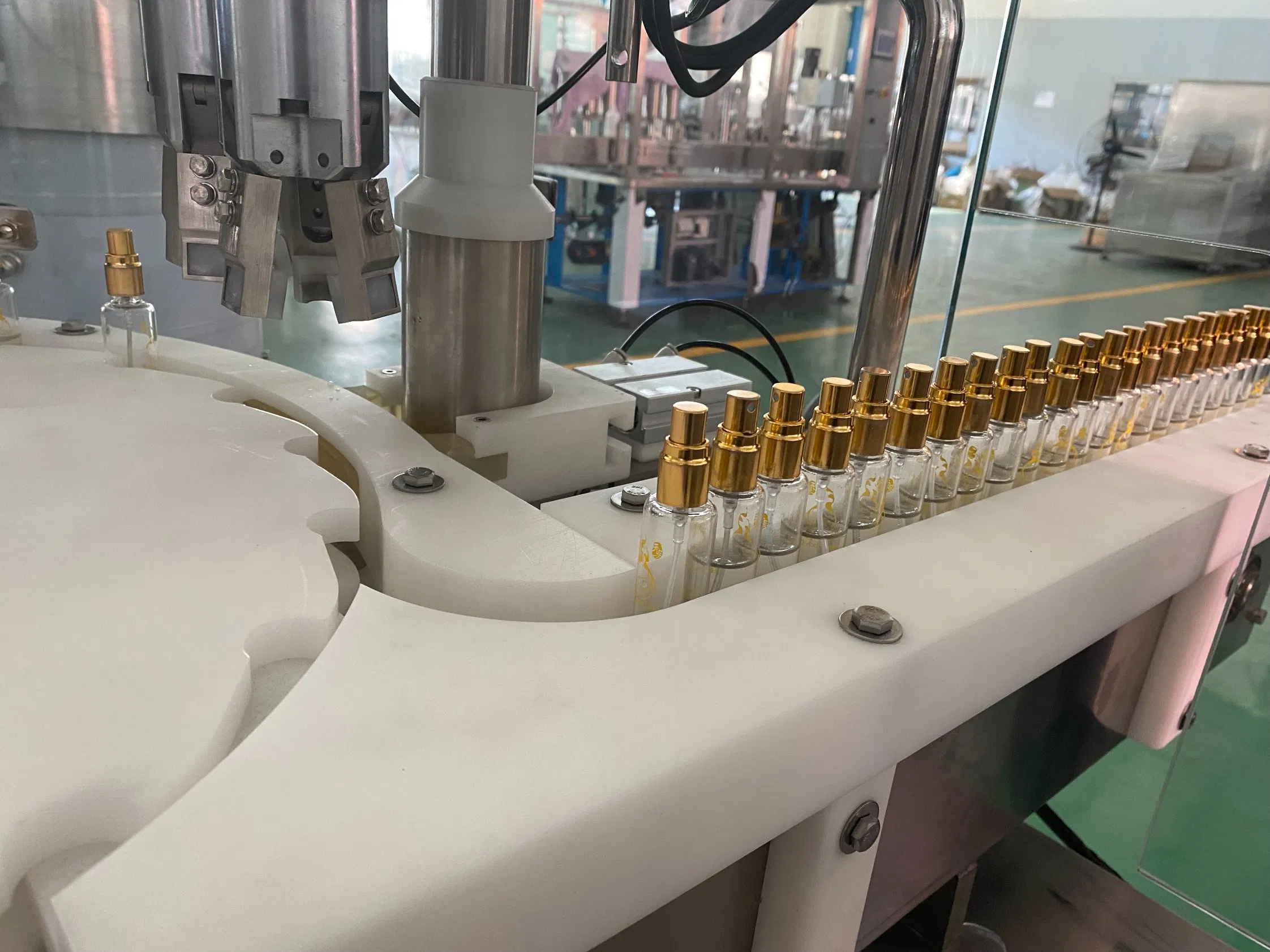 Spray Pump Bottle Filling Capping Machine 100ml Perfume Liquid Bottle with Atomizer Filling Machine